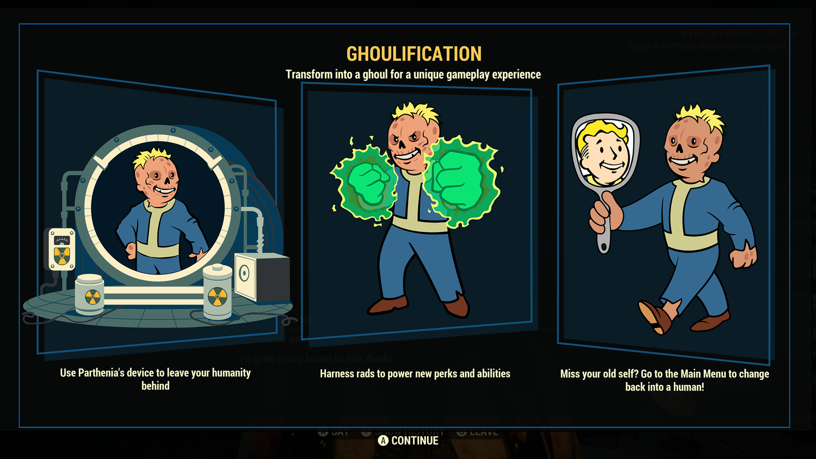 Fallout 76 Update: Become a ghoul